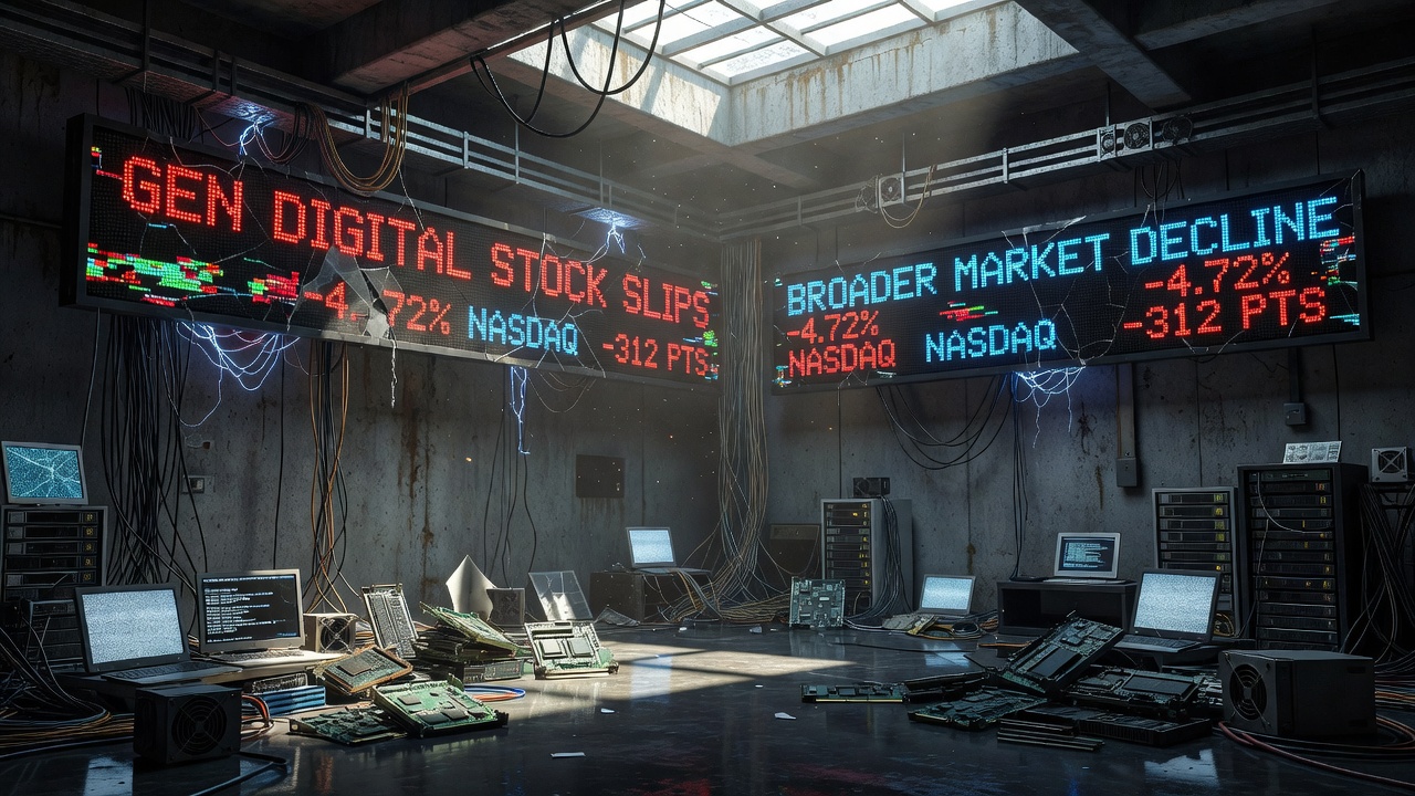 Gen Digital Stock Slips Alongside Broader Market Decline